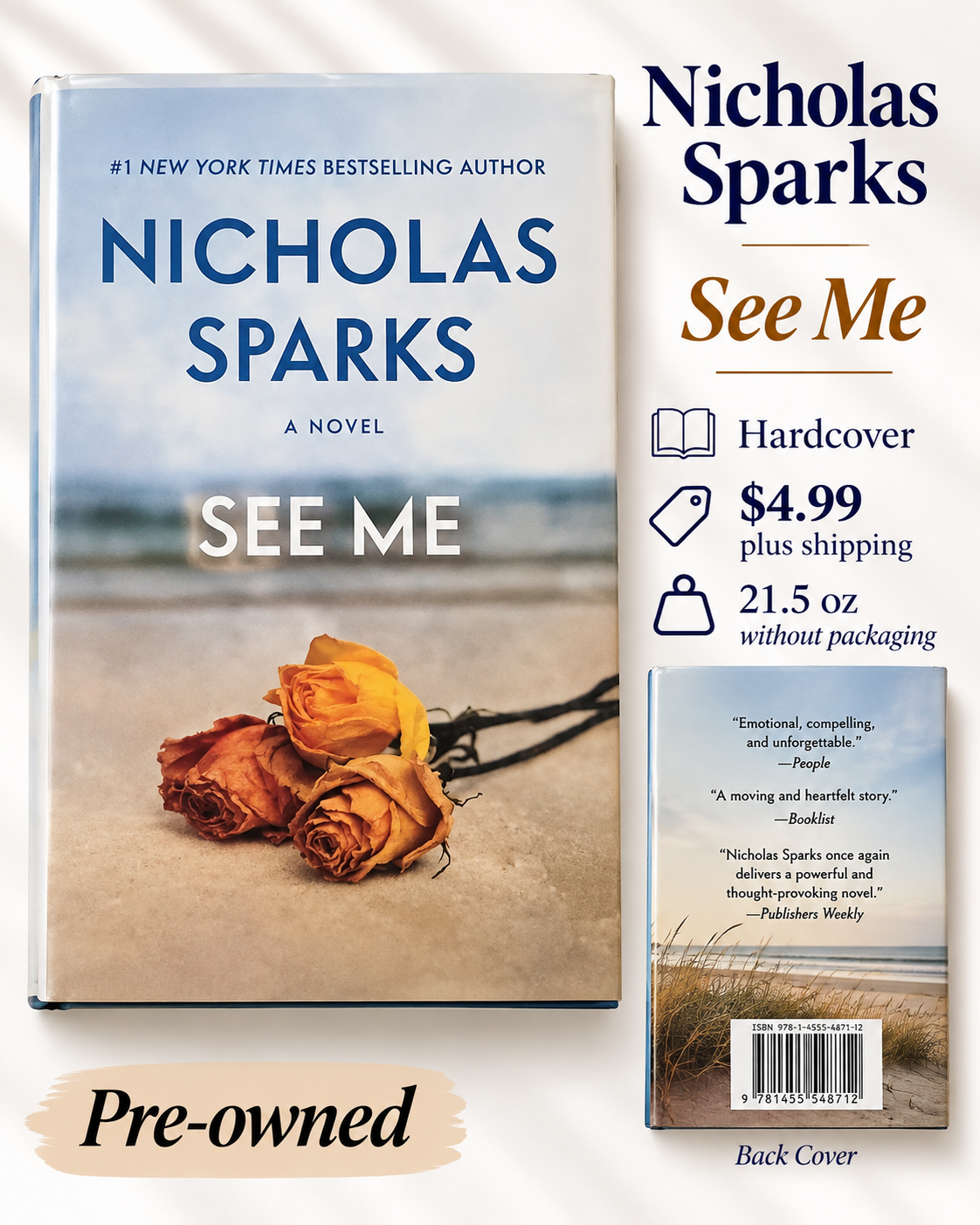 Cover of See Me by Nicholas Sparks