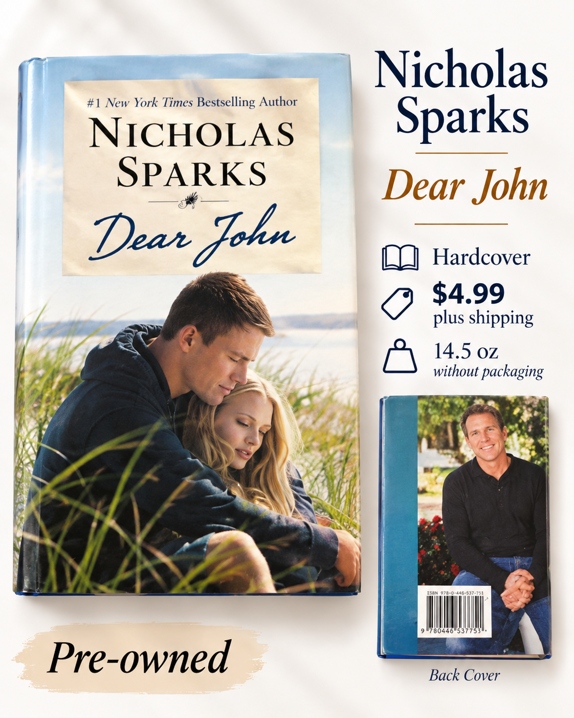 Cover of Dear John by Nicholas Sparks