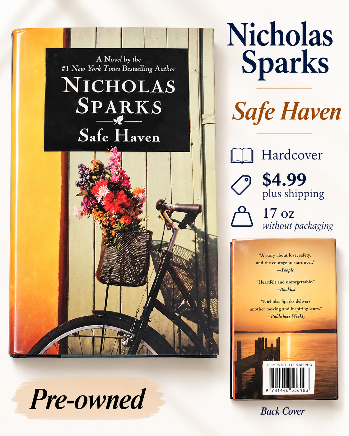 Cover of Safe Haven by Nicholas Sparks