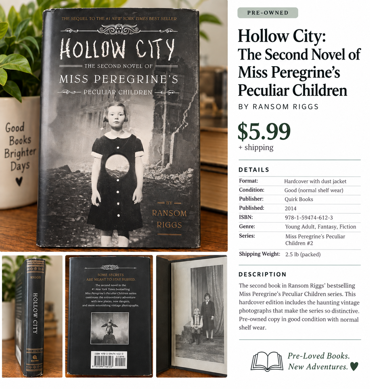 Cover of Hollow City by Ransom Riggs