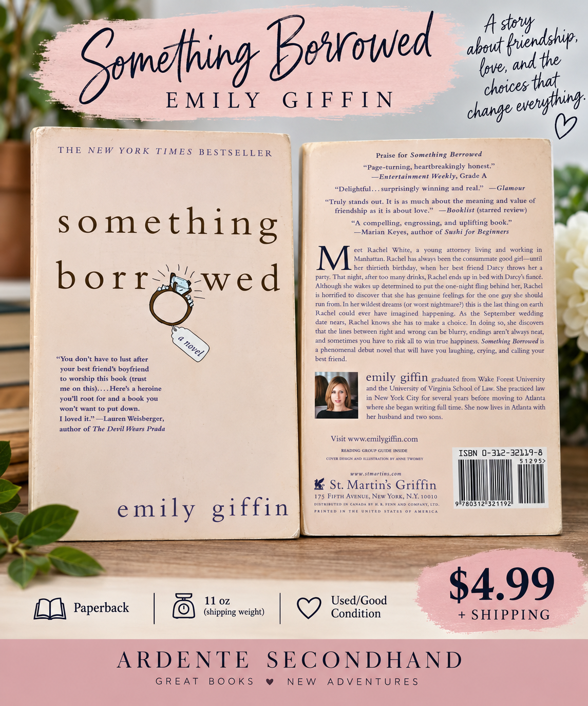 Cover of Something Borrowed by Emily Giffin